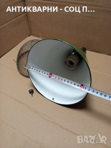 Соц Стара Емайлирана Лампа. Номер 590., снимка 15 - Антикварни и старинни предмети - 53205679