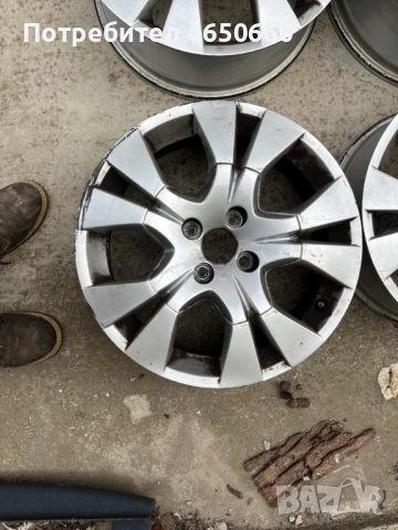 17 цолови алуминиеви джанти за Ситроен със сензори, снимка 4 - Гуми и джанти - 52537809