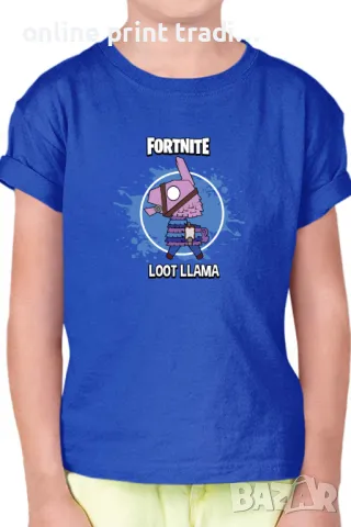 Детска тениска Фортнайт Fortnite Loot Lama Llama, снимка 6 - Детски тениски и потници - 48523323