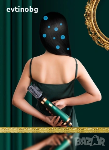 Сешоар с три накрайника, 3 степени на мощност, използва горещ въздух /Двигател: DC мотор; Мощност 20, снимка 2 - Сешоари - 53922880