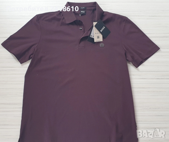 Hugo Boss C -Parris 01 Mercerised Cotton Mens Size M НОВО! ОРИГИНАЛ! Мъжка Тениска!