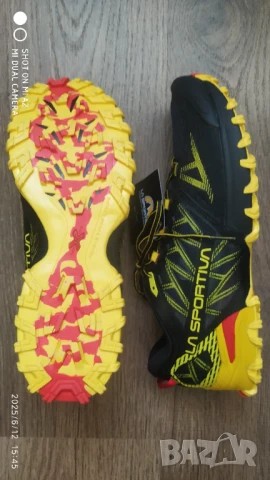 La Sportiva Bushido 3 Black/Yellow  45.5, снимка 8 - Маратонки - 50643865