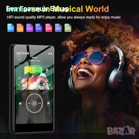 Нов Смарт MP3 плейър Android 13 96GB Spotify WiFi Bluetooth камера, снимка 2 - MP3 и MP4 плеъри - 52875101