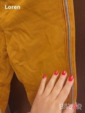 Дънки светло кафяв оранж🧡, снимка 3 - Дънки - 42544860