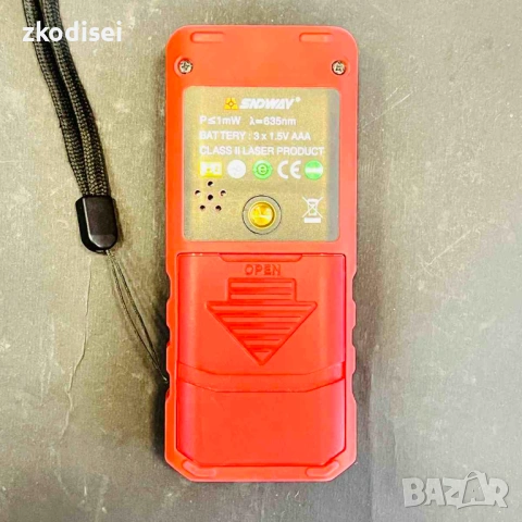 Лазерна ролетка SNDWAY SW-100C, снимка 2 - Други инструменти - 53693842