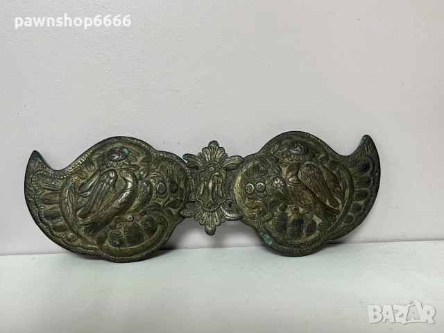 Пазарджишки пафти от 19ти век ,сребърна сплав, снимка 5 - Антикварни и старинни предмети - 53794196