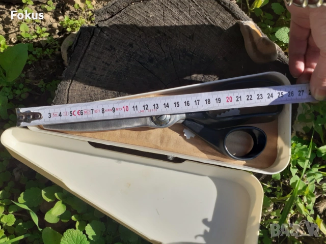 Стара съветска ножица Зиг Заг - СССР, снимка 4 - Антикварни и старинни предмети - 53268880