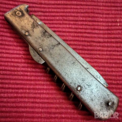 Старо войнишко ножче от втората световна война,Lupus Solingen. , снимка 14 - Ножове - 53374076