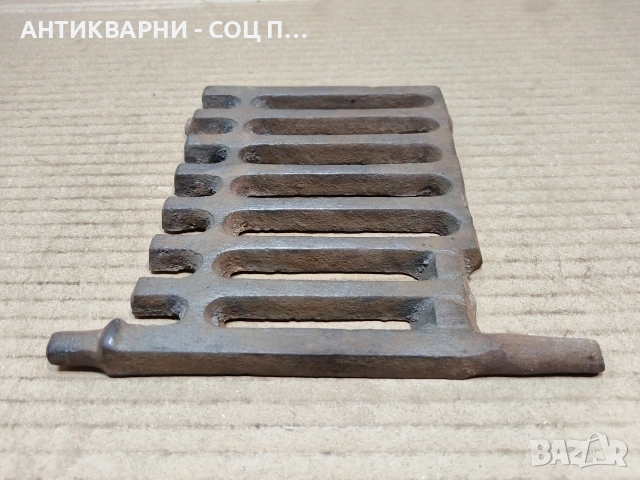 Стара Чугунена Скара За Стара Печка. / НОМЕР 1771., снимка 5 - Антикварни и старинни предмети - 54001912