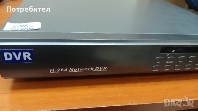 DVR H264 4-канален HDD 80GB без захр. адаптер