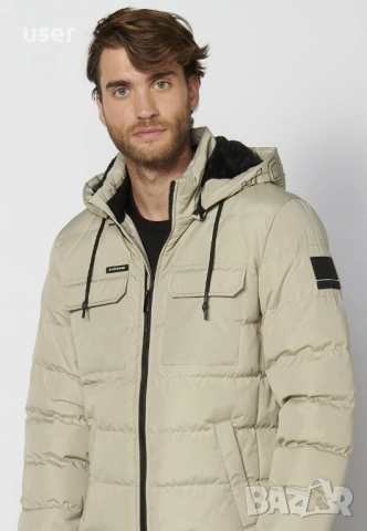 100% Оригинално чисто-ново с етикет страхотно мъжко зимно яке KOROSHI!  , снимка 2 - Якета - 53480047