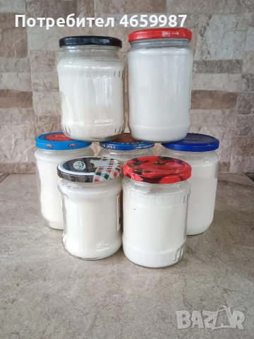 Домашна свинска мас цена в зависимост от големената на буркана от5до7лев