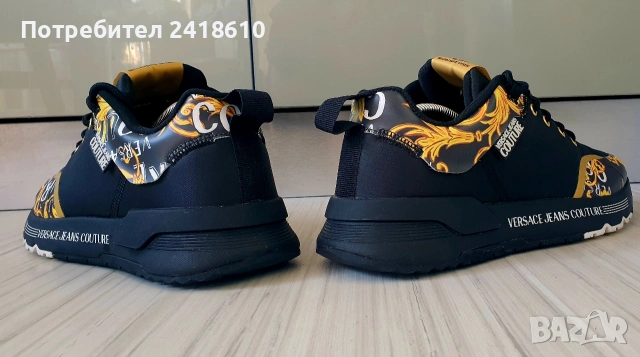 Versace Jeans Couture Mens Size 42 /27 см UK 7.5 US 8.5 ОРИГИНАЛ! Мъжки спортни - обувки !, снимка 7 - Спортно елегантни обувки - 53736668