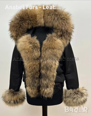 Дамски парки от естествен косъм, снимка 16 - Якета - 52314621