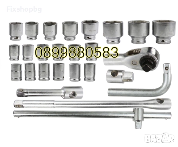 Комплект гедоре 26 части 3/4" и 1" 21 – 65 мм, снимка 7 - Гедорета - 51554629