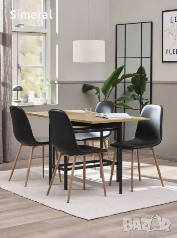 Нова сгаваема маса 75x38/84/130 цвят топъл дъб, снимка 4 - Маси - 53117769