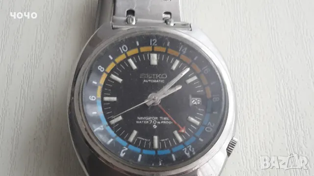   Seiko 6117-6400 World Time GMT automatic, снимка 5 - Мъжки - 49726881