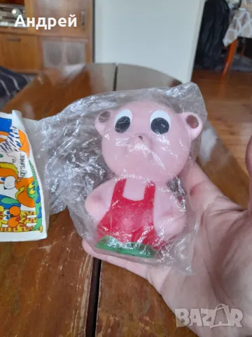 Стара играчка Мече спортист, снимка 2 - Други ценни предмети - 49652474