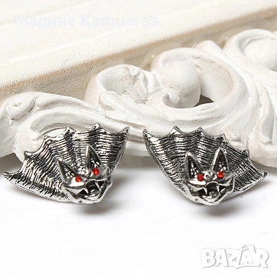 Обеци "Прилепи" /С-75/, снимка 2 - Обеци - 51551425