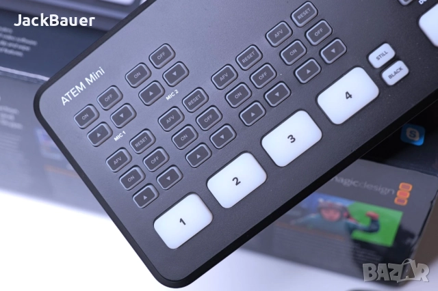 Blackmagic design ATEM Mini видео смесител за Live излъчвания, снимка 3 - Камери - 52771520