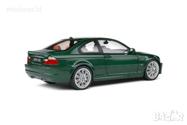 BMW M3 E46 Coupe 2000 - мащаб 1:18 на Solido моделът е нов в кутия, снимка 4 - Колекции - 46322210