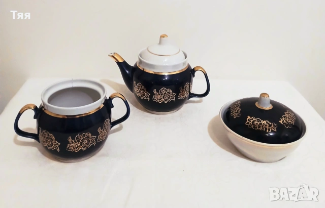 Руски порцеланов сервиз за чай , снимка 7 - Сервизи - 53159055