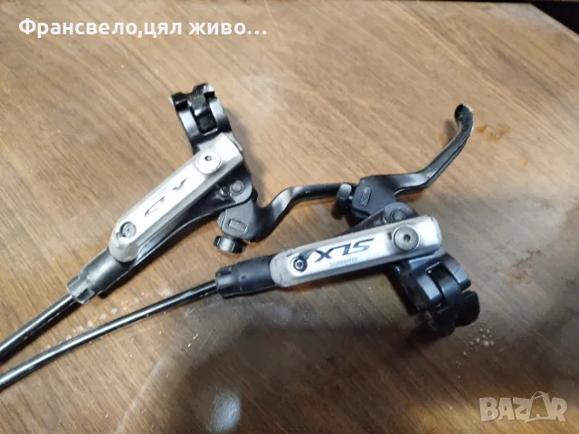 Хидравлични спирачки за велосипед колело Shimano deore slx bl m 675, снимка 1 - Части за велосипеди - 49369105