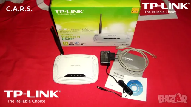 Wi-Fi Рутер TP-Link TL-WR740N, снимка 2 - Рутери - 48748500