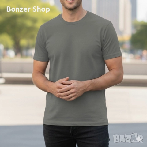 Мъжки тениски от 100% памук – 8 различни цвята, снимка 6 - Тениски - 51850112