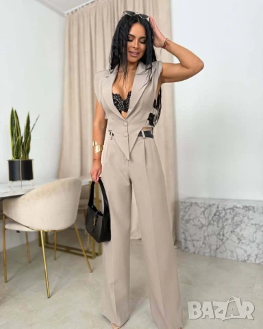 дамски комплекти елек и панталон , снимка 3 - Комплекти - 50724167