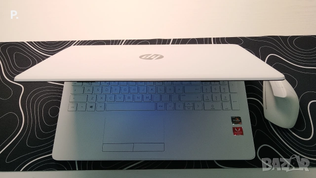 Снежно бял лаптоп HP , отличен! , снимка 6 - Лаптопи за дома - 53928292