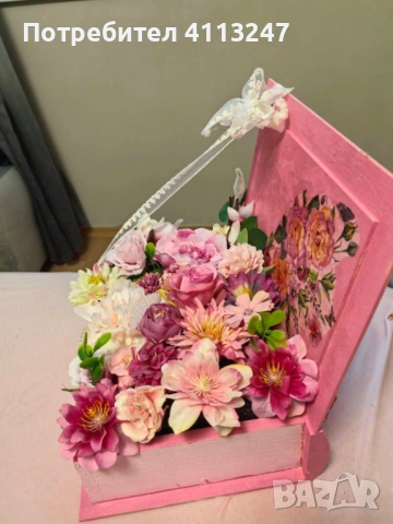 Ръчно изработена кутия , снимка 3 - Декорация за дома - 53190325