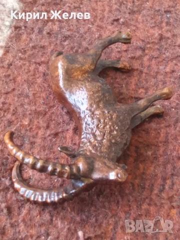 Бронзова фигурка на овен 44680, снимка 6 - Колекции - 54171101