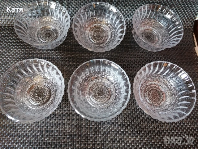 Комплект от 6 бр купички, снимка 3 - Чинии - 50840174