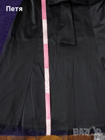 Черна рокля с пайети, снимка 2 - Рокли - 53455956