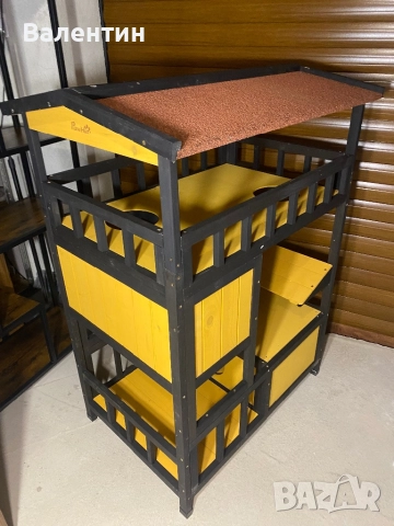 Външна катерушка / къщичка за котки PawHut, снимка 4 - За котки - 52653385