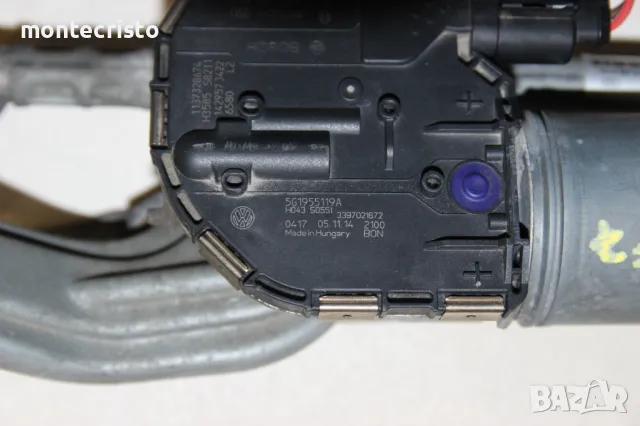Моторче чистачки механизъм VW Golf 7 (2013-2017г.) мотор предни чистачки 5G1955023C / 5G1955119A, снимка 6 - Части - 50312810