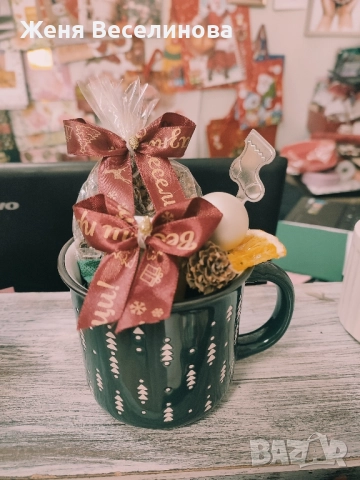 КОЛЕДНИ ЧАШИ , снимка 4 - Коледни подаръци - 52549420