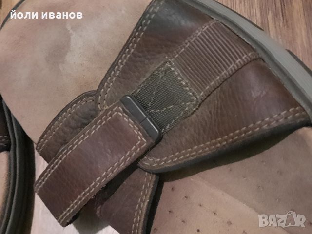 Clarks-кожени с неопред сандали 46 номер, снимка 12 - Мъжки сандали - 46324424