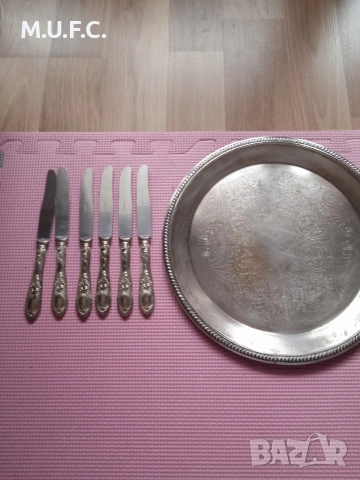 Сребърен поднос F.P.Rogers.1920., снимка 15 - Антикварни и старинни предмети - 53303024