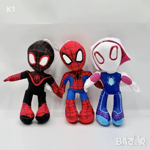 Голяма плюшена играчка Спайдърмен/Spiderman, снимка 3 - Плюшени играчки - 48895455