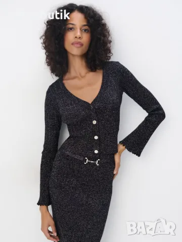 Жилетка с метална нишка