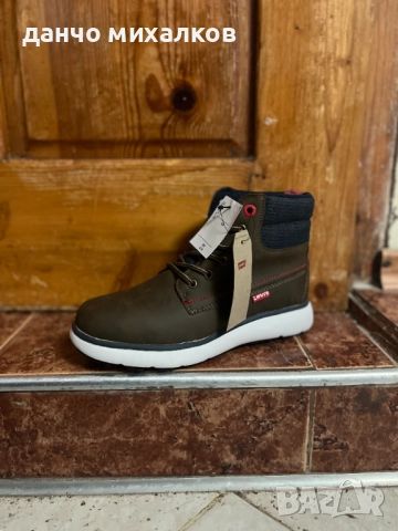 Кожени детски обувки/боти Levis, снимка 2 - Детски обувки - 52937200