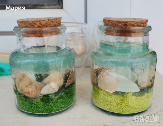 Бурканчета с гел восък , снимка 2 - Декорация за дома - 50667316