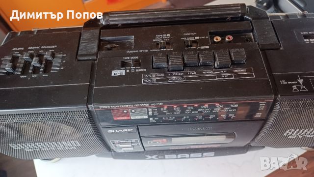 Касетофон SHARP WQ-T352, снимка 2 - Радиокасетофони, транзистори - 46540104