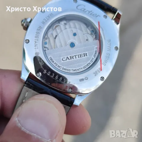 Мъжки луксозен часовник Cartier , снимка 9 - Мъжки - 47027238