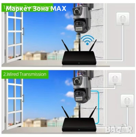 Ултра HD IP Камера с AI Детекция и 8X Увеличение – За Вашата Сигурност 24/7, снимка 12 - IP камери - 52867138