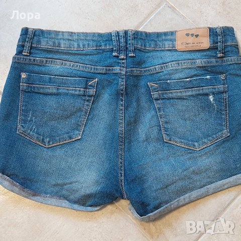 Дамски къси дънкови панталони 7 бр., снимка 14 - Къси панталони и бермуди - 50964340