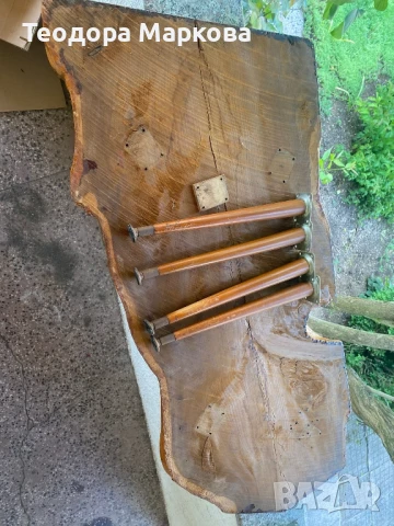 Дървена маса правена по поръчка , снимка 3 - Маси - 50580013