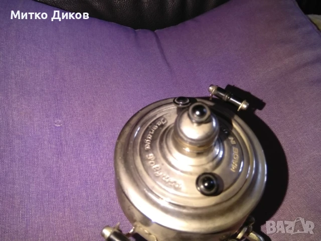 	Самовар от соца СССР Н-133мм и фи 75мм декоративен миниатюрен за украса, снимка 4 - Други - 51080206